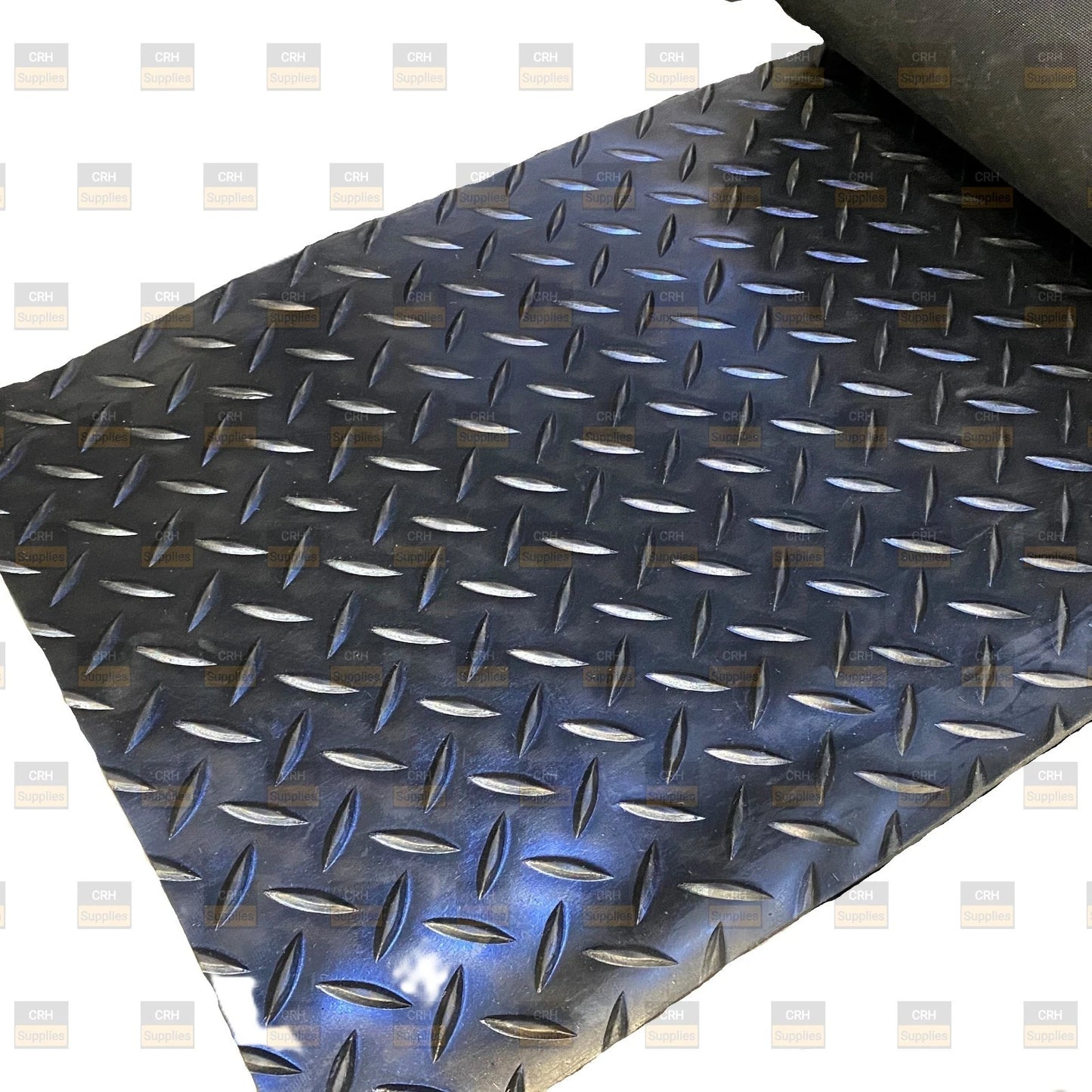 3mm Rhomboid Anti Slip Ribbed Rubber Rolls & Strips