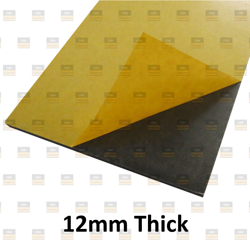 12mm Thick Neoprene Self Adhesive Backed Foam Sheeting