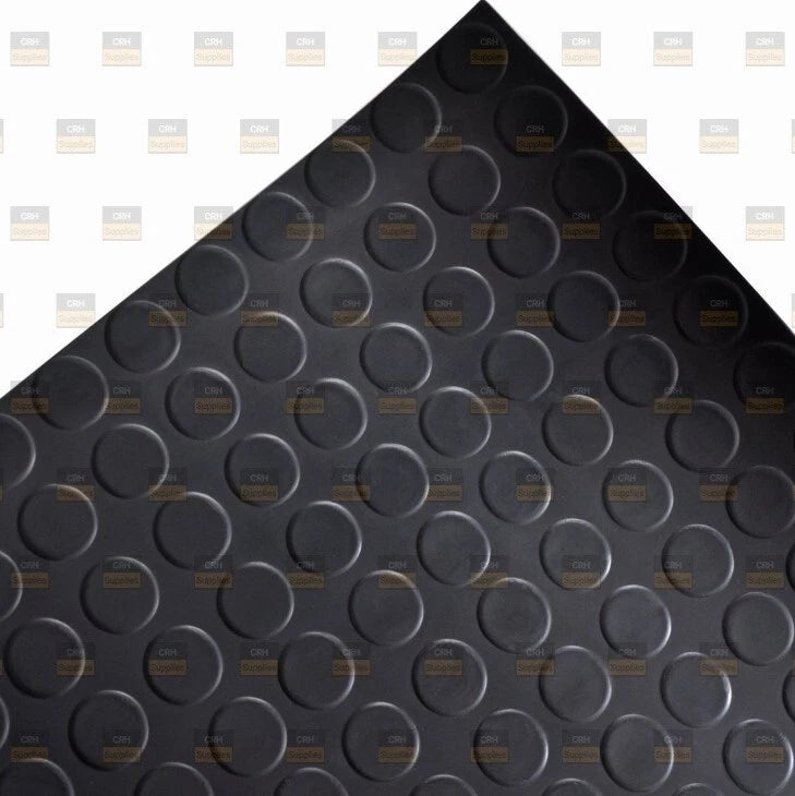 3mm Penny Anti Slip Ribbed Rubber Rolls & Strips