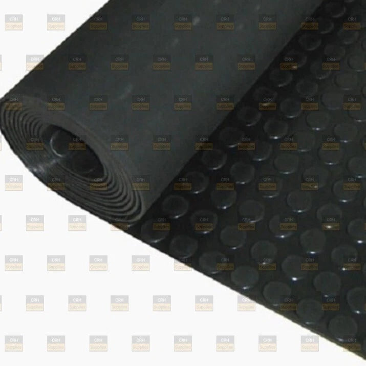 3mm Penny Anti Slip Ribbed Rubber Rolls & Strips