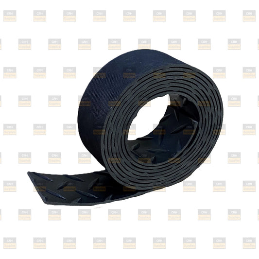 3mm Rhomboid Anti Slip Ribbed Rubber Rolls & Strips