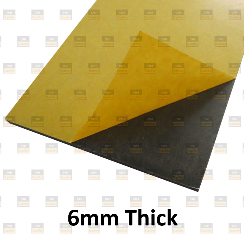 6mm Thick Neoprene Self Adhesive Backed Foam Sheeting