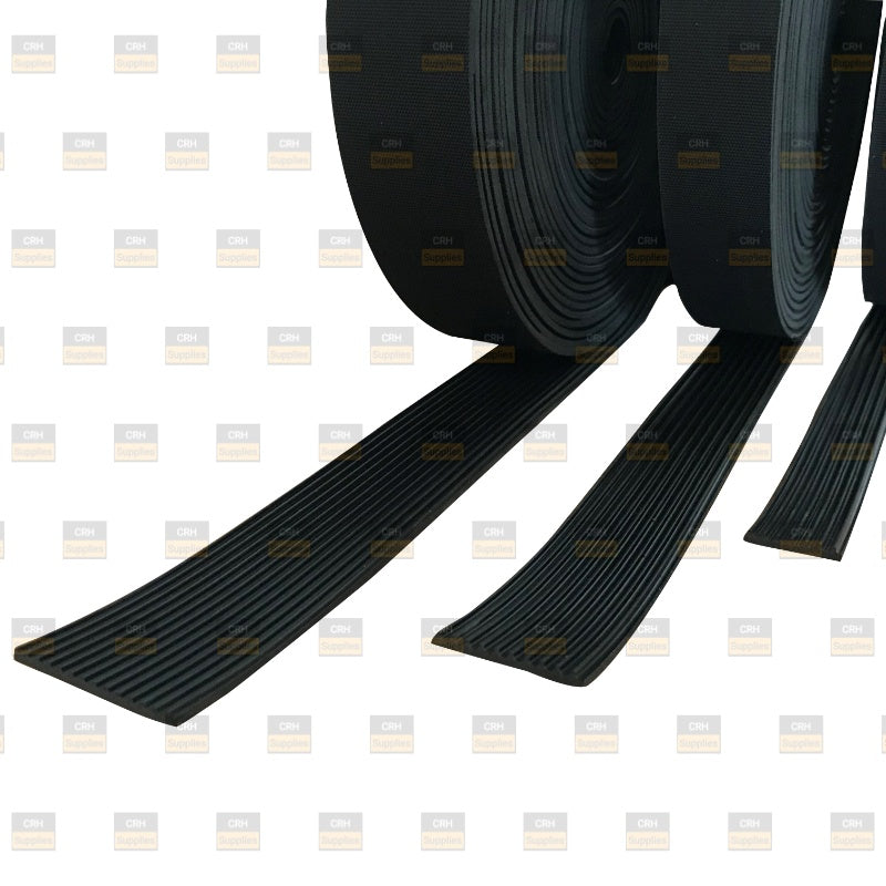 6mm Fine Grooved Anti Slip Ribbed Rubber Rolls & Strips