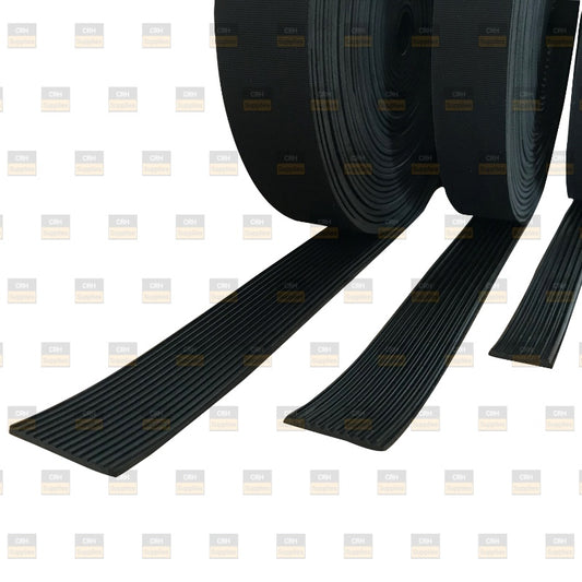 3mm Fine Grooved Anti Slip Ribbed Rubber Rolls & Strips
