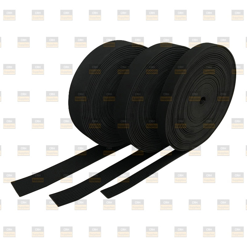 6mm Fine Grooved Anti Slip Ribbed Rubber Rolls & Strips