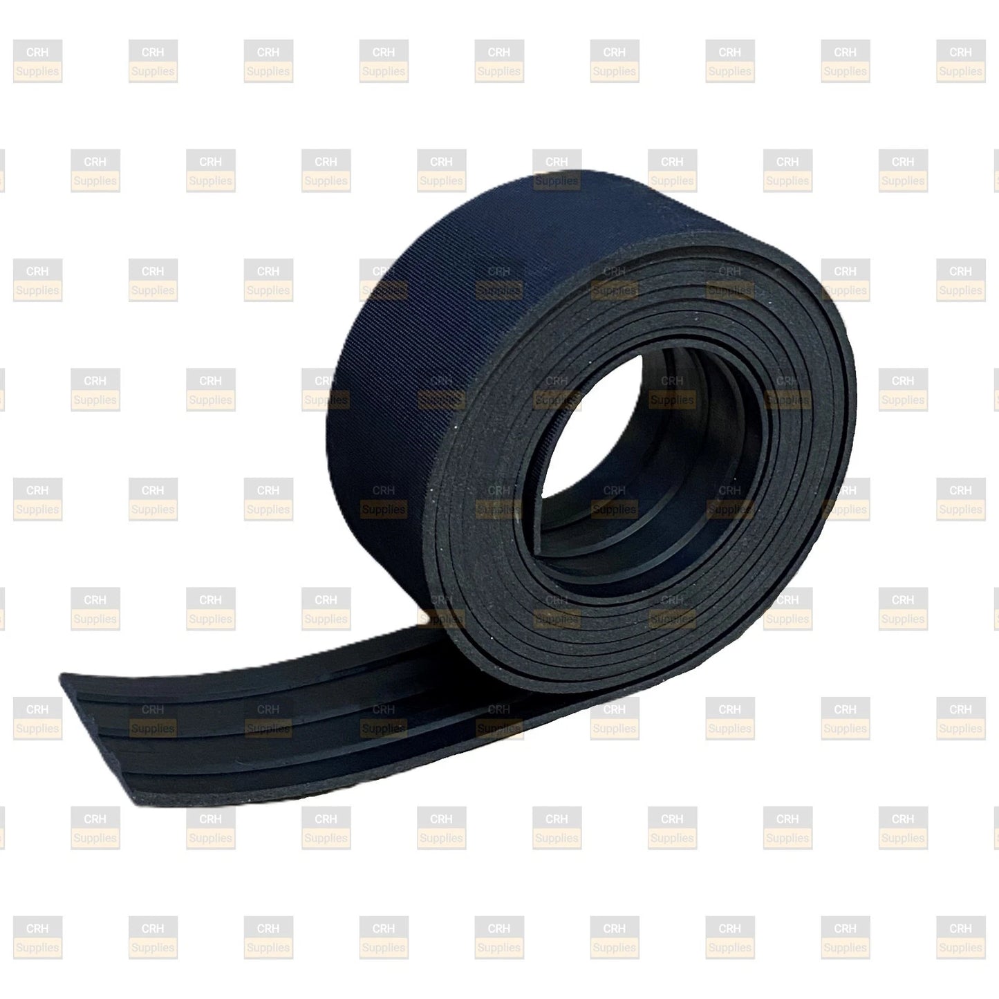 3mm Wide Ribbed Anti Slip Ribbed Rubber Rolls & Strips