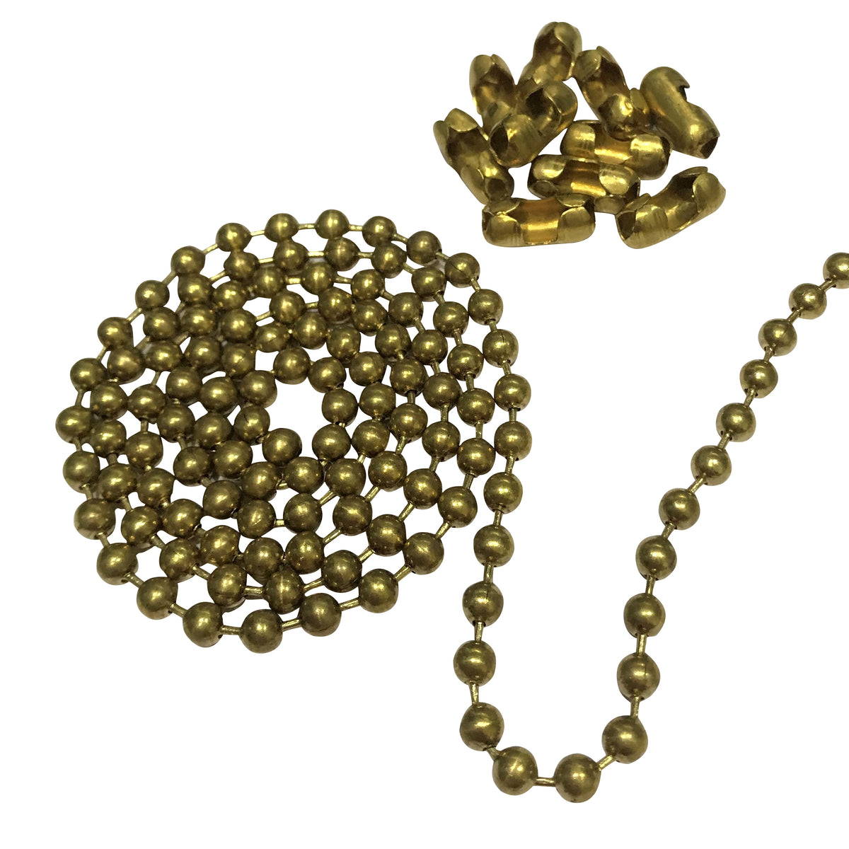 4.5mm Brass Bead & Ball Chain